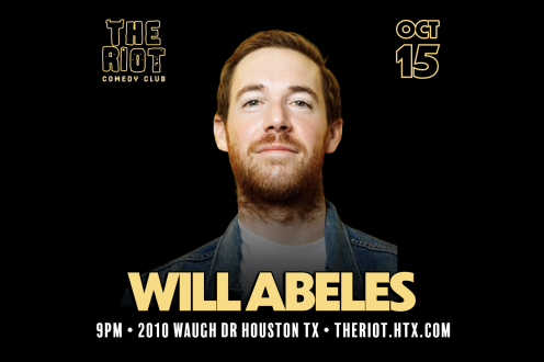 The Riot Comedy Club presents Headliner Will Abeles