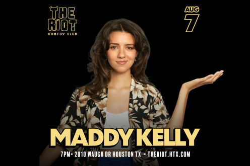 Maddy Kelly (The Tonight Show with Jimmy Fallon) Headlines The Riot Comedy Club