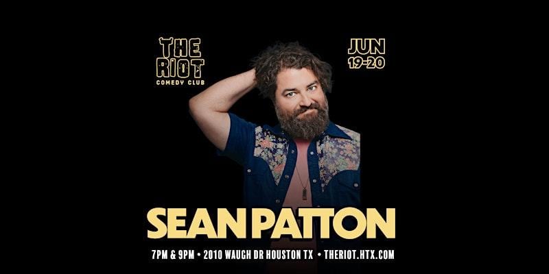 Sean Patton (Late Night Show) Headlines The Riot Comedy Club