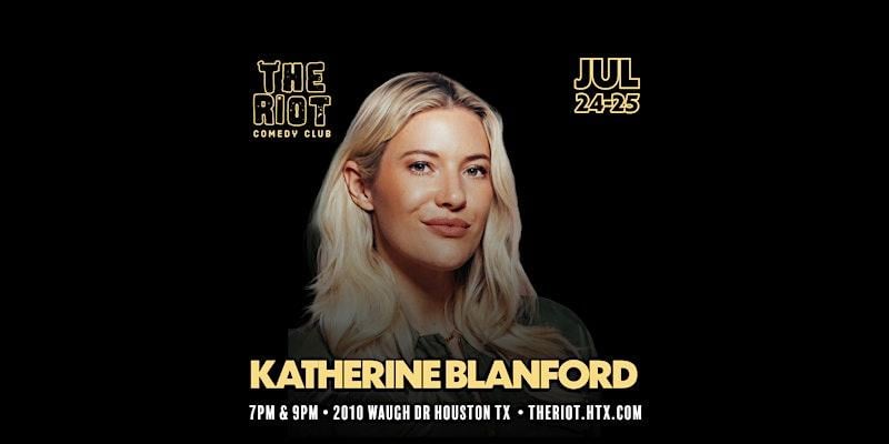 Katherine Blanford Headlines The Riot Comedy Club