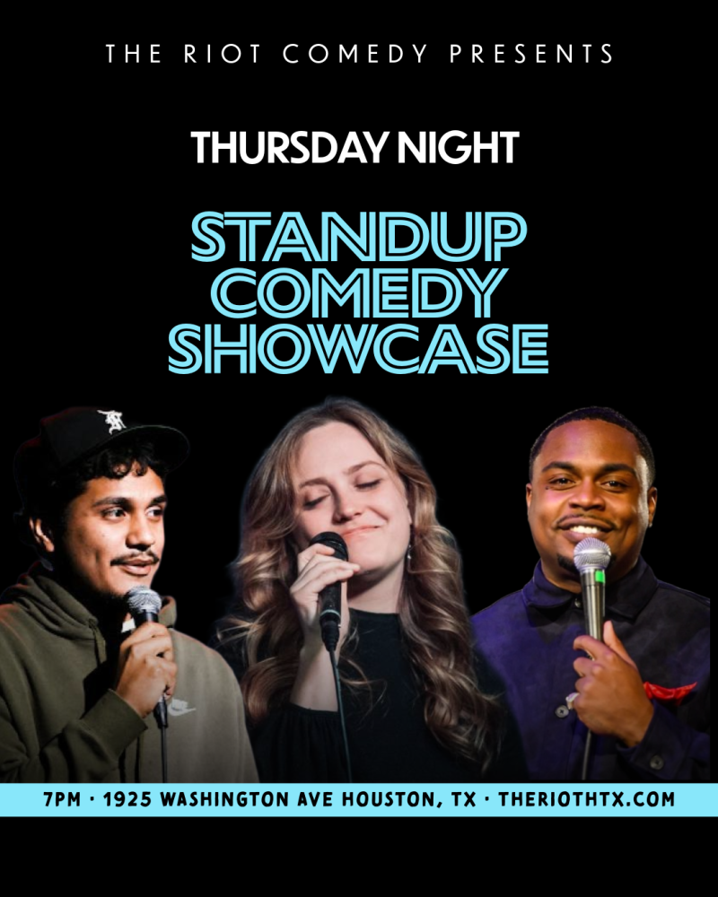 The Riot Presents Thursday Night Standup Comedy Showcase!