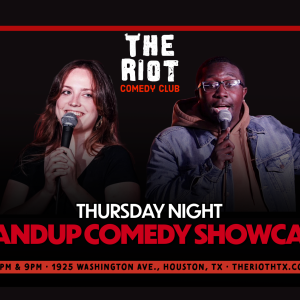 The Riot Presents Thursday Night Late Standup Comedy Showcase!