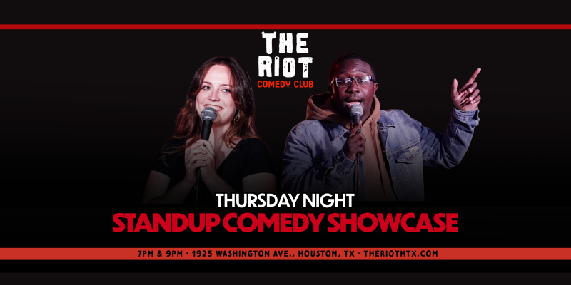 The Riot Presents Thursday Night Late Standup Comedy Showcase!