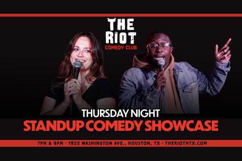 The Riot Presents Thursday Night Standup Comedy Showcase!